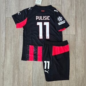 Jersey Team Ac Milan Season 2025/26  Set Boys